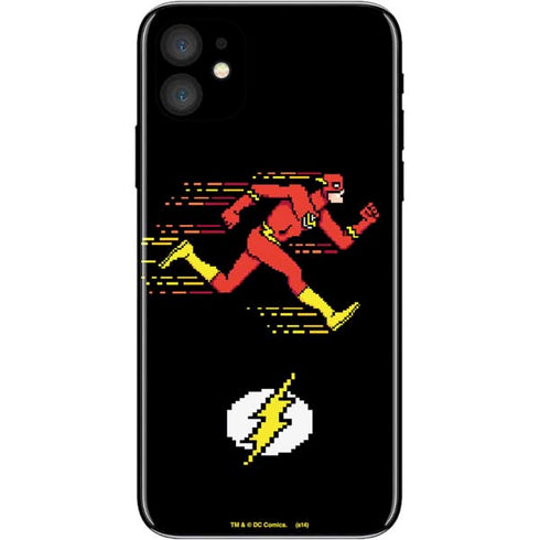 DC Comics The Flash Pixelated Running Pose iPhone 11 Skin